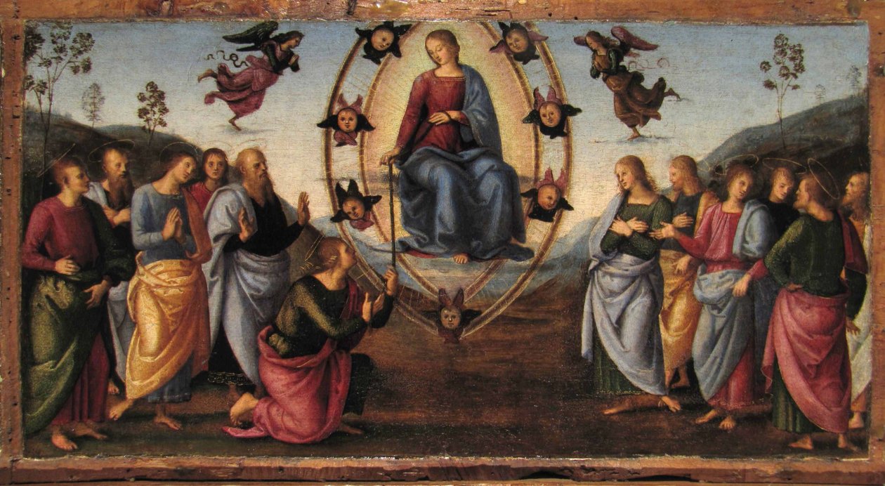 لوحة Predella من فانو Altarpiece ، 1497 بواسطة رافايللو سانزيو رافائيل