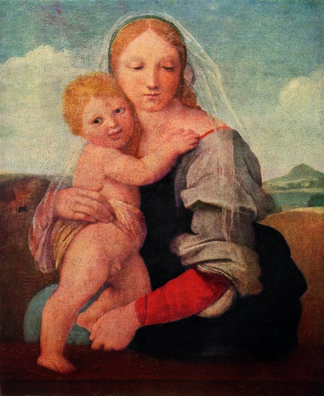 ماكنتوش مادونا ، c1510-1512 ، 1929 بواسطة رافايللو سانزيو رافائيل