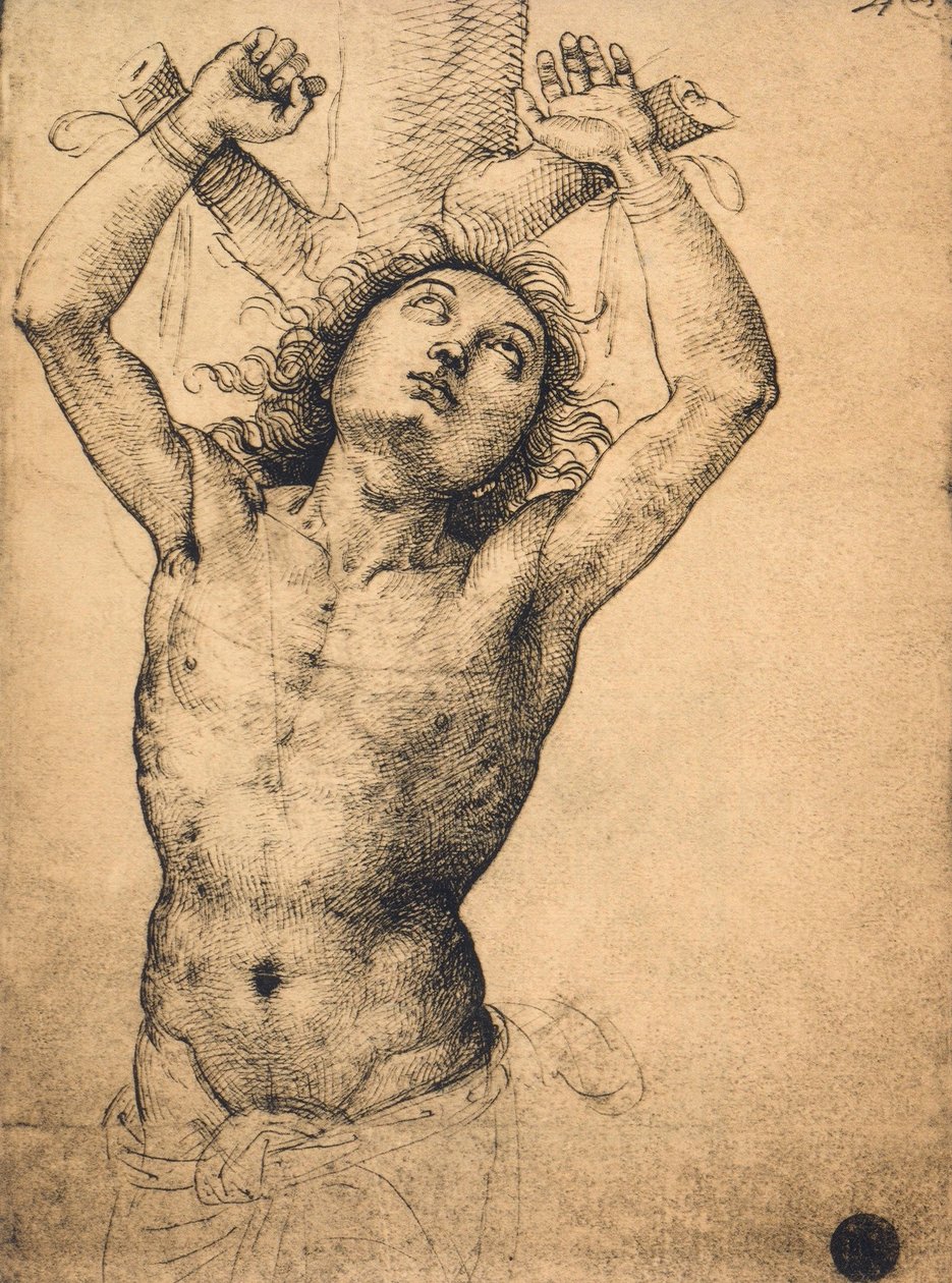 القديس سيباستيان رسم رافائيل ، غاليري ديل أكاديميسيا ، البندقية بواسطة رافايللو سانزيو رافائيل