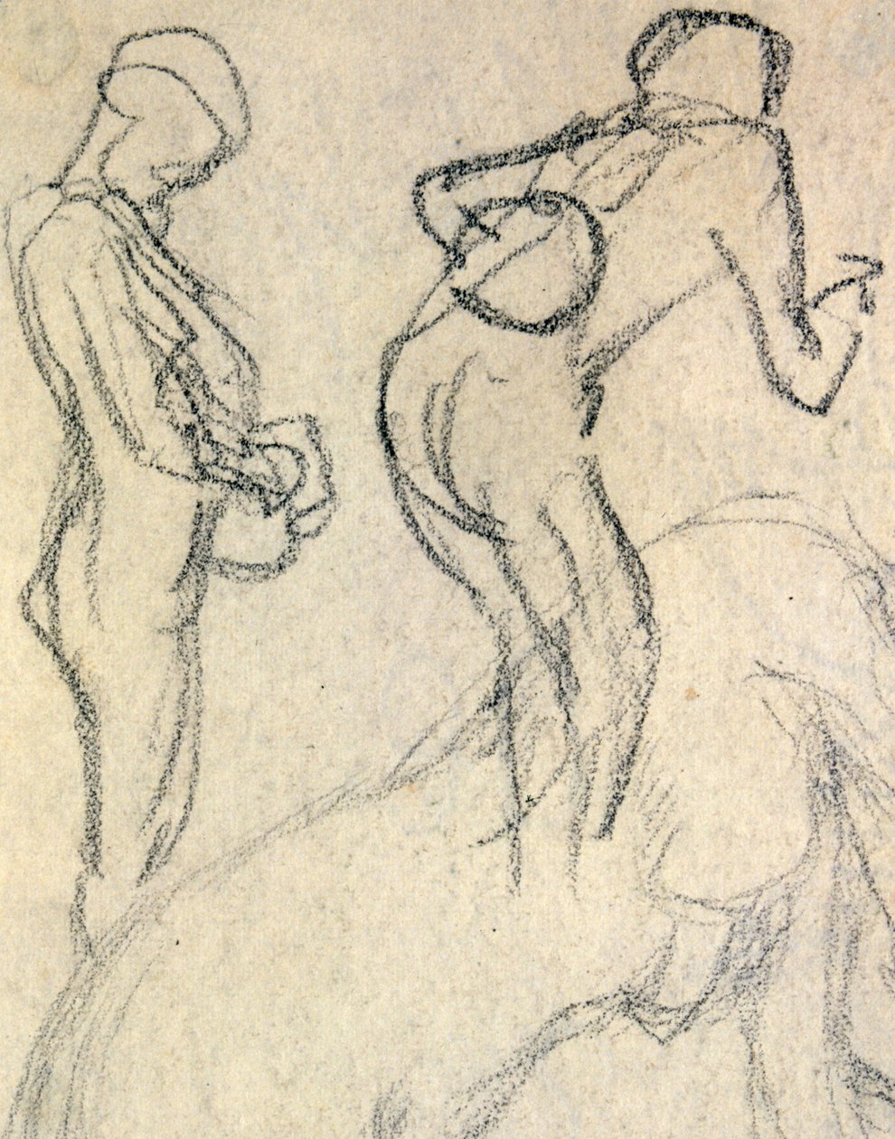 دراسة عارية ، ج. 1905 (رسم) بواسطة رافائيل كيرشنر