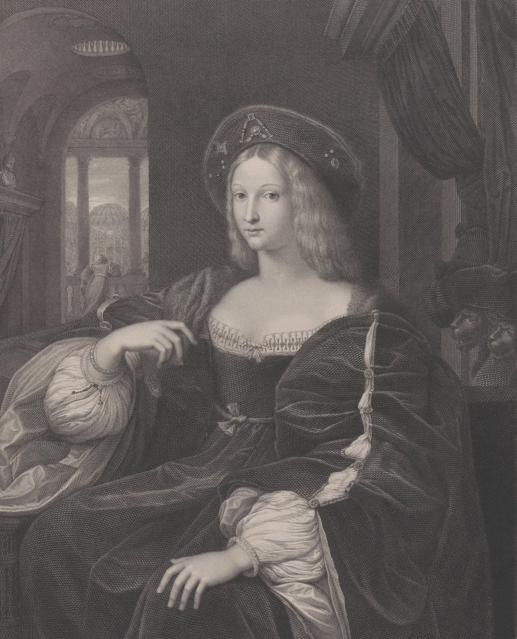 صورة Doña Isabel de Requesens y Enrìques de Cardona-Anglesola تم تحديدها سابقًا ... ، 1821 بواسطة رفائيل مورغن