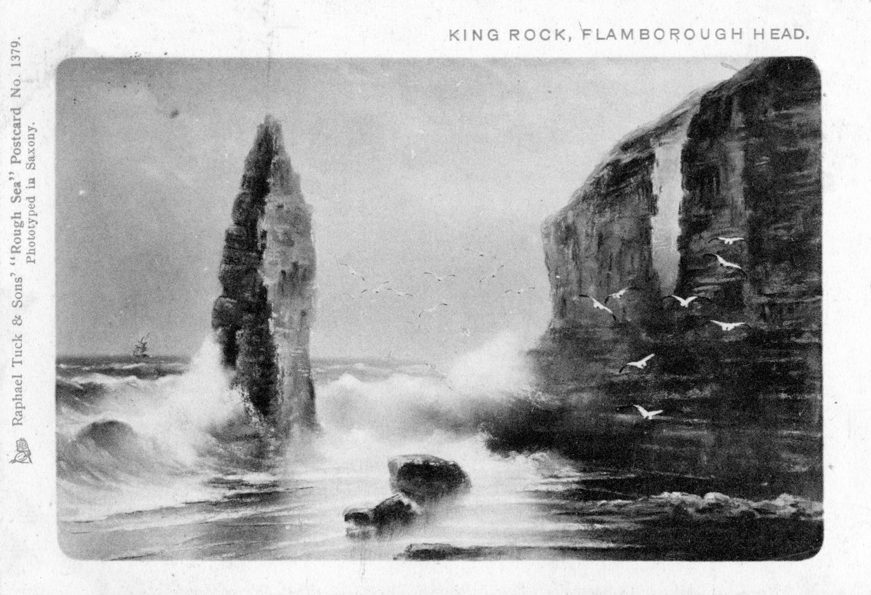 King Rock ، Flamborough Head ، East Riding ، يوركشاير ، 1903. بواسطة رافائيل تاك