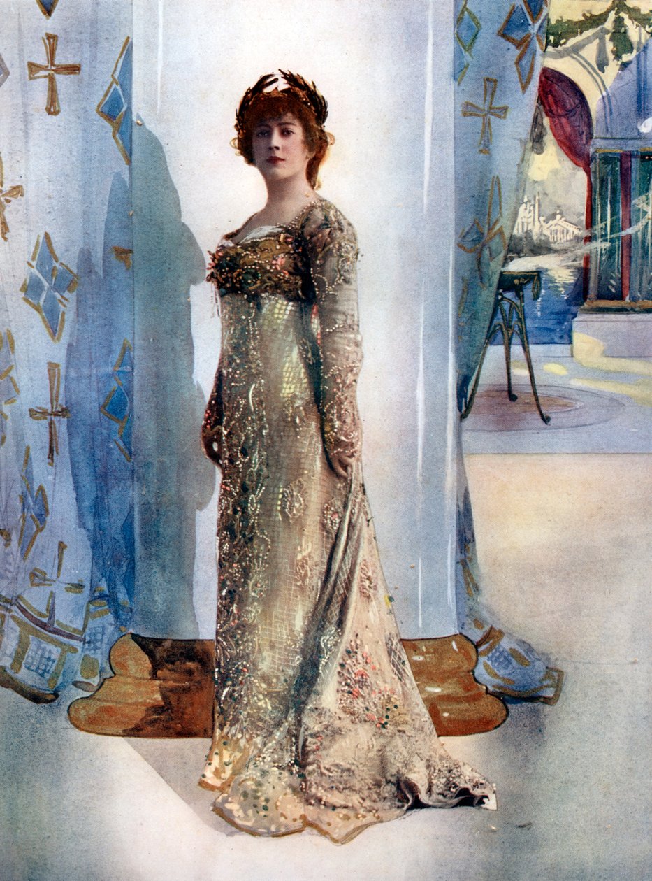 جين هادنج في Plus que Rene ، c1902 بواسطة راوتلنجر