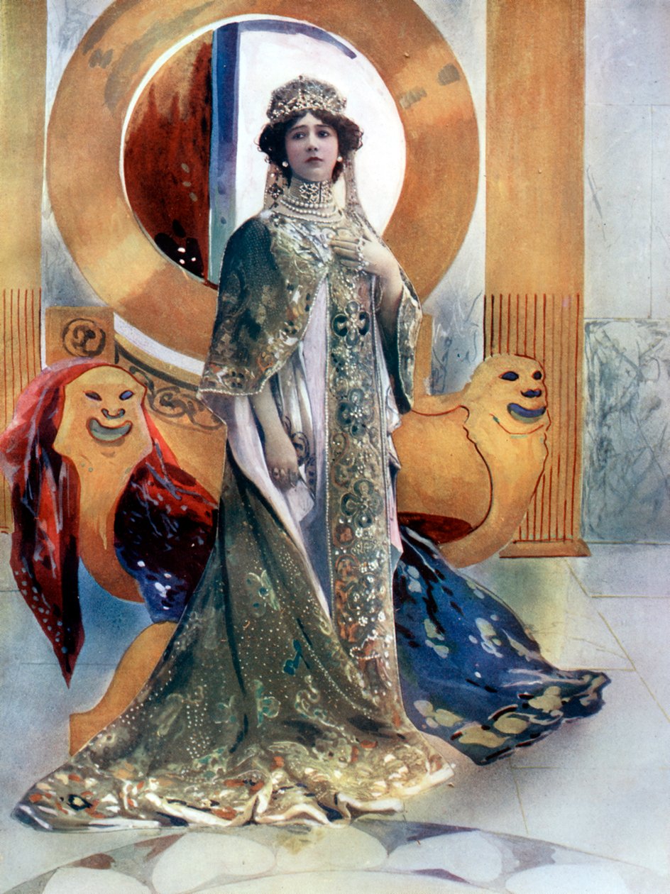 مدام أوتيرو في The Empress ، c1902. بواسطة راوتلنجر