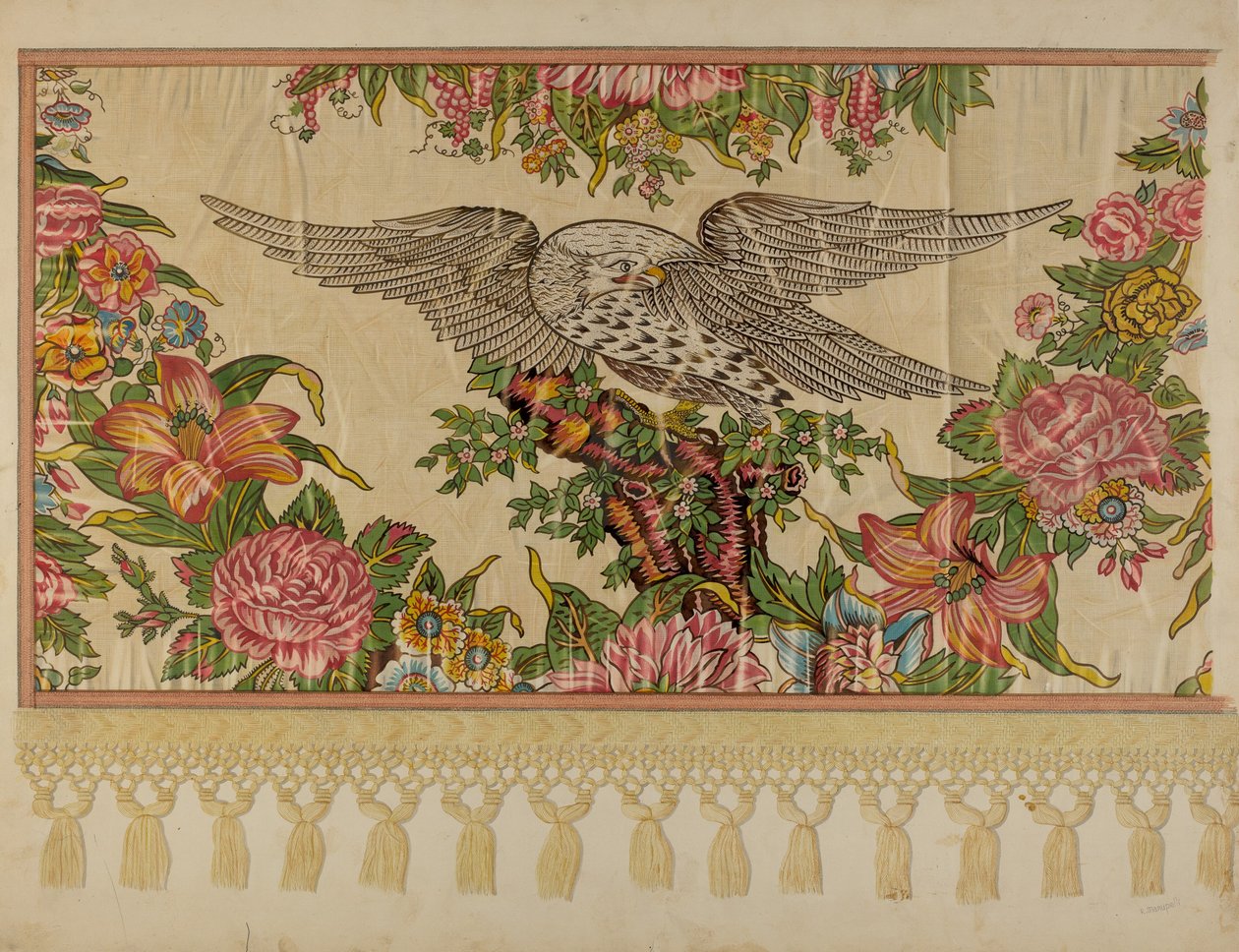 Chintz Valance لسرير ملصق بواسطة ريموند مانوبيللي