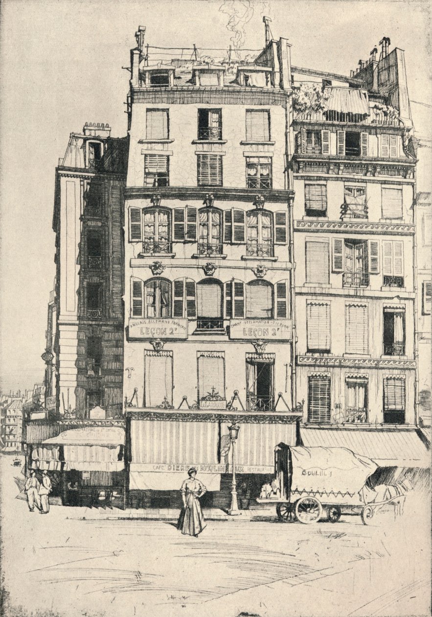 Quai de LHotel de Ville ، 1915 بواسطة ريمون راي جونز