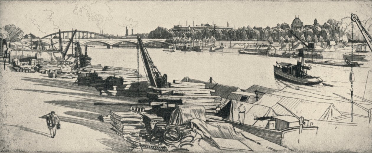 ميناء هنري الرابع ، 1915 بواسطة ريمون راي جونز