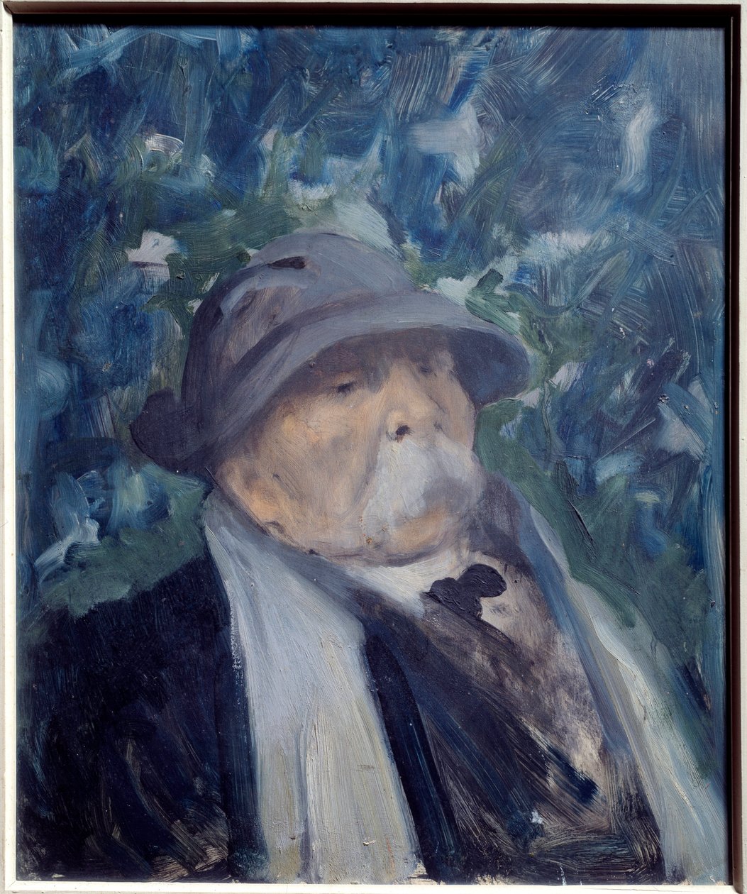 صورة لجورج كليمنصو (1841-1929) سياسي. لوحة لريموند ووج (1875-1949) ، القرن العشرين. زيت على خشب. قاتمة: 0.45 × 0.38 م. باريس ، متحف كارنافالي. حذر! قد يخضع استخدام هذا العمل لطلب إذن من طرف ثالث أو إضافة أ بواسطة ريموند ووج