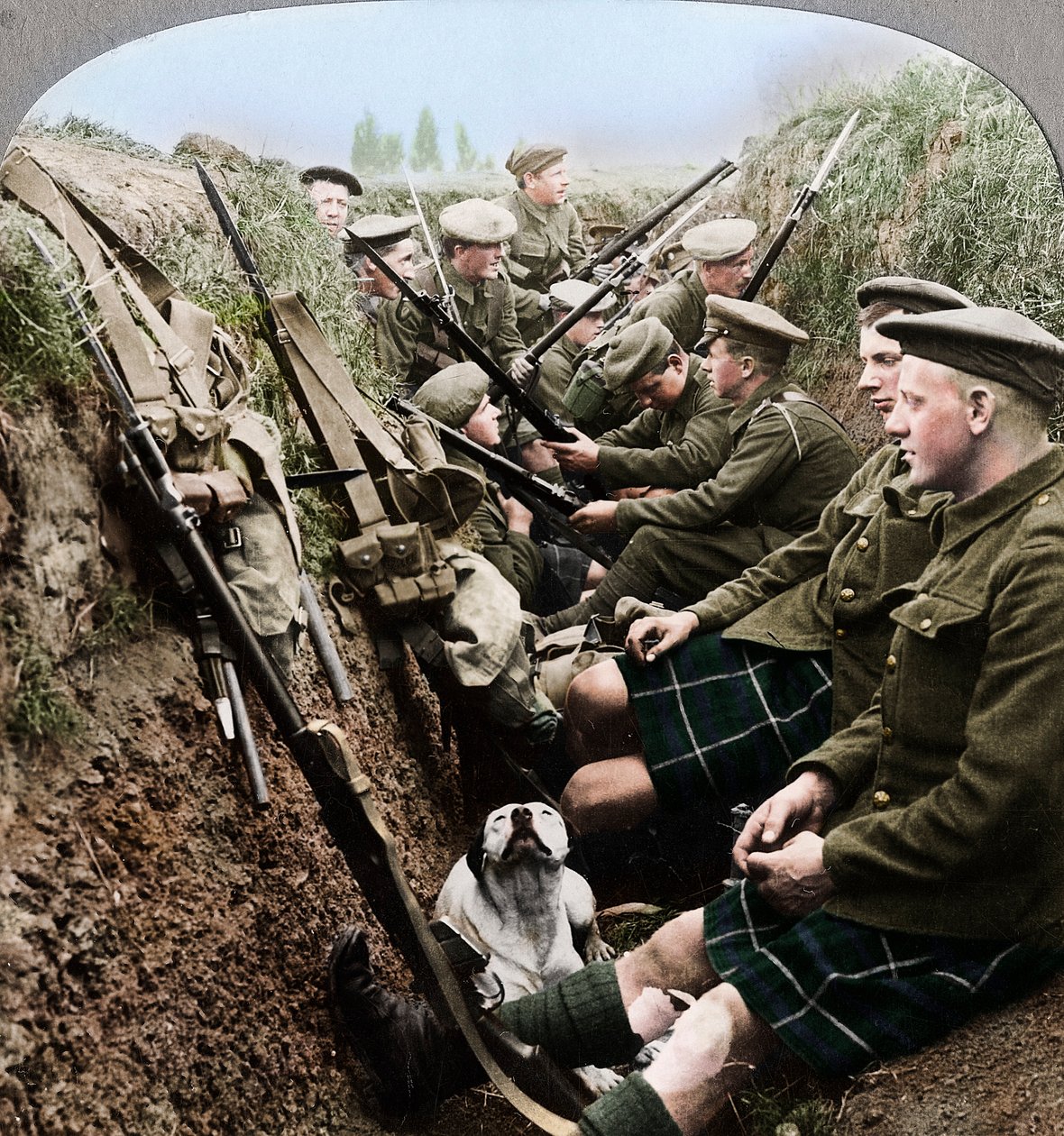 مقطع من Seaforth Highlanders يخطف فترة راحة ، الحرب العالمية الأولى ، c1914-c1918 بواسطة واقعية يسافر الناشرين
