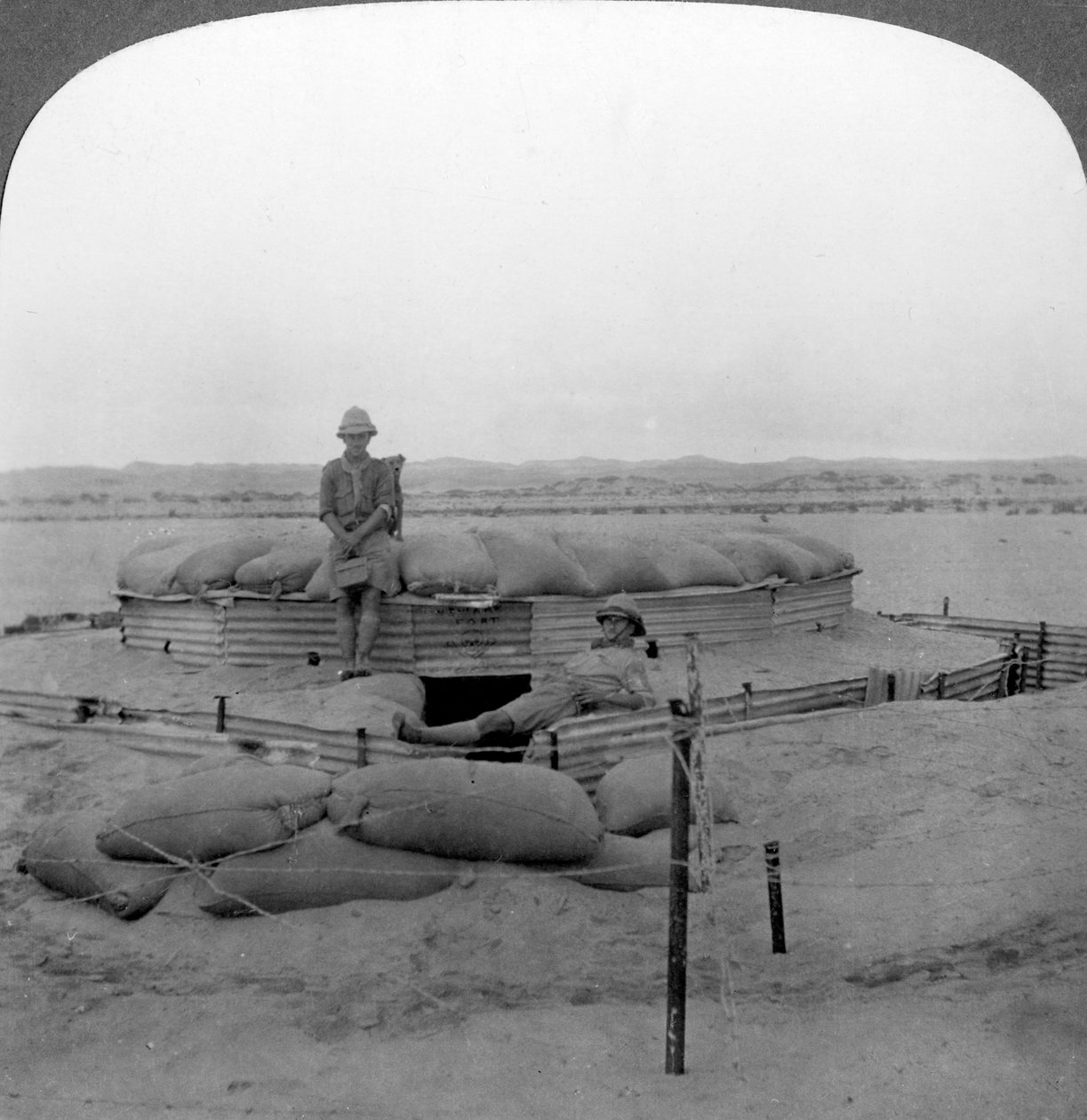 حصار رملي فريد ، جنوب غرب إفريقيا ، الحرب العالمية الأولى ، c1915 بواسطة واقعية يسافر الناشرين