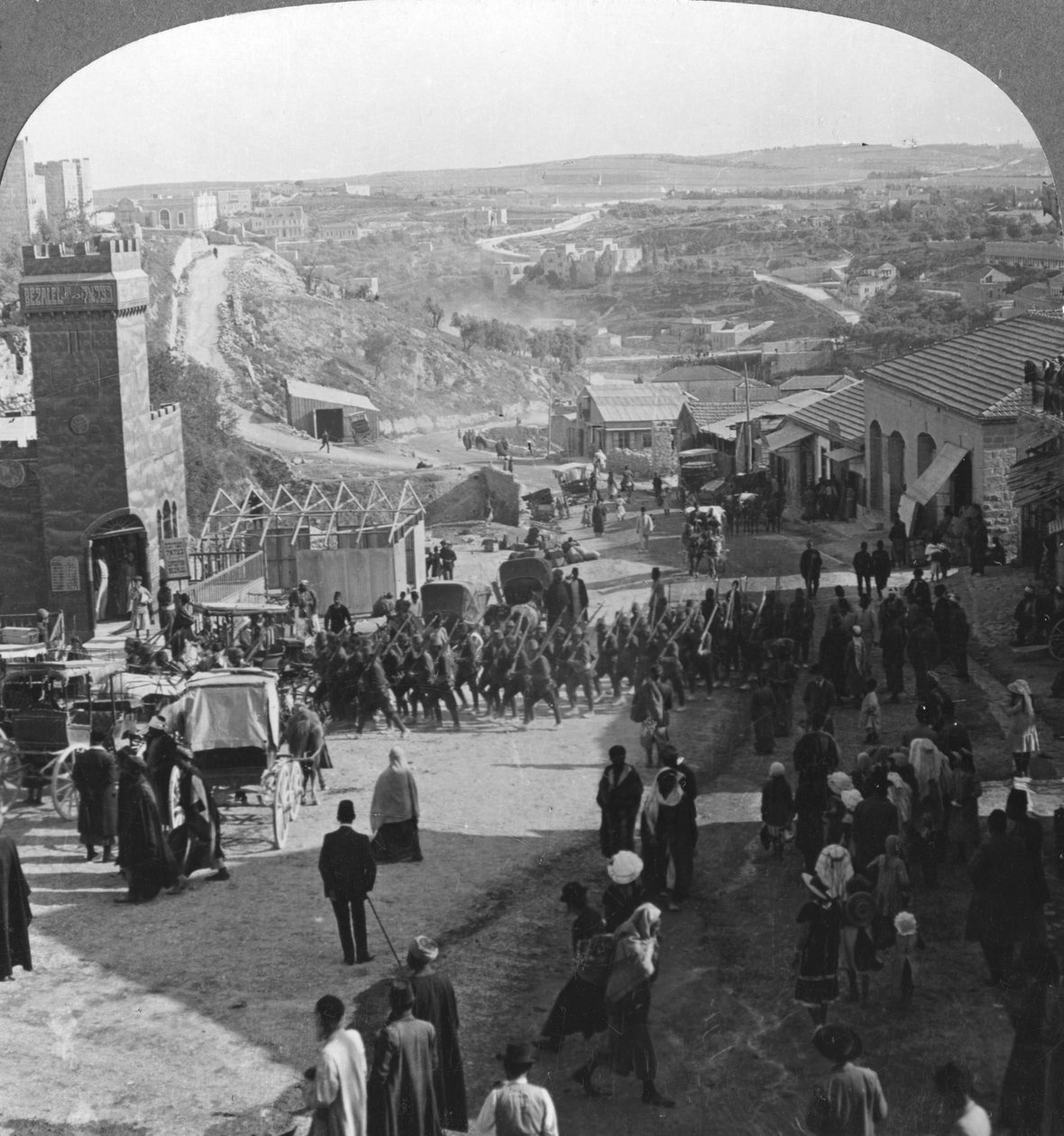الاستيلاء على القدس ، فلسطين ، الحرب العالمية الأولى ، c1917-c1918 بواسطة واقعية يسافر الناشرين