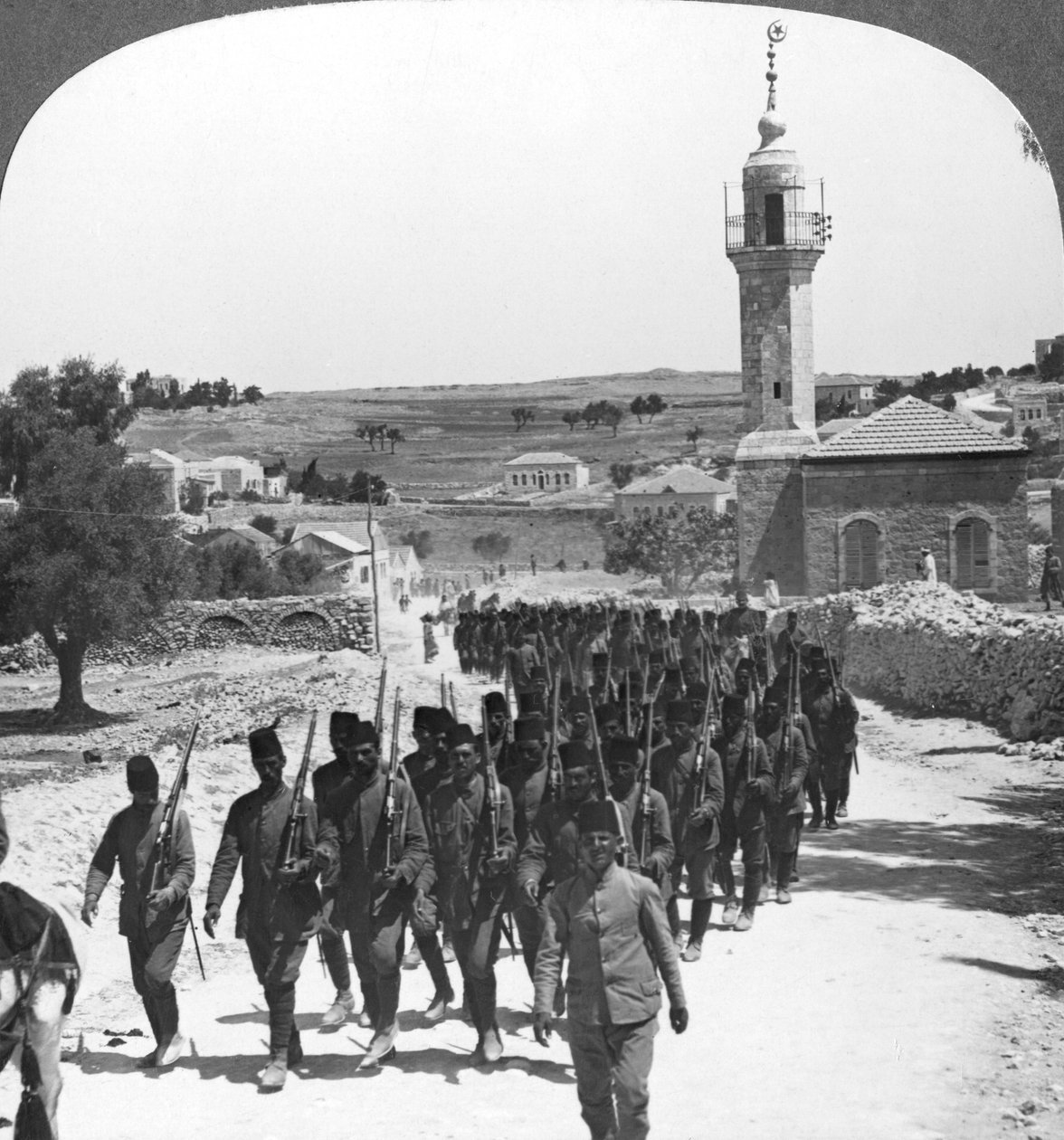 الجنود الأتراك المهزومون ، فلسطين ، الحرب العالمية الأولى ، c1917-c1918 بواسطة واقعية يسافر الناشرين