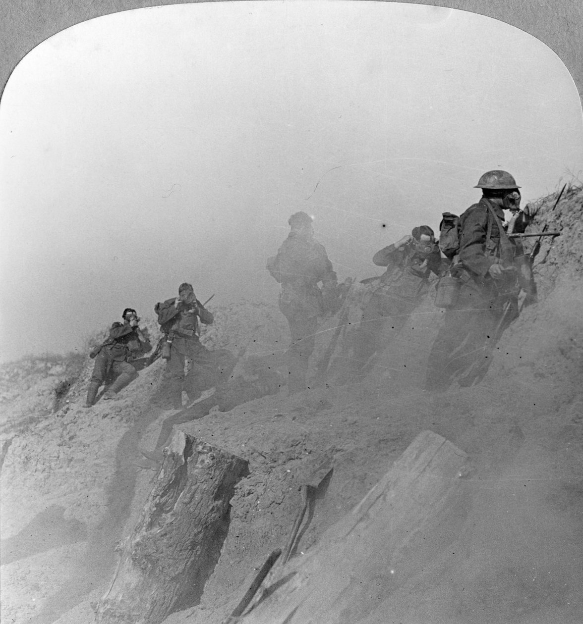 إنذار الغاز !، لوس ، فرنسا ، الحرب العالمية الأولى ، c1915-c1918 بواسطة واقعية يسافر الناشرين