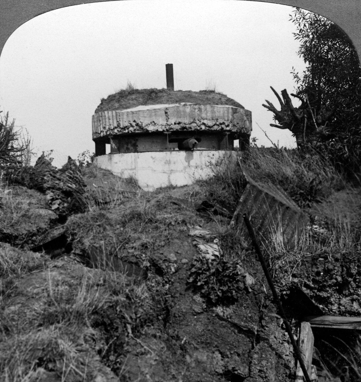 العلبة الألمانية ، Bullecourt ، فرنسا ، الحرب العالمية الأولى ، 1917. بواسطة واقعية يسافر الناشرين