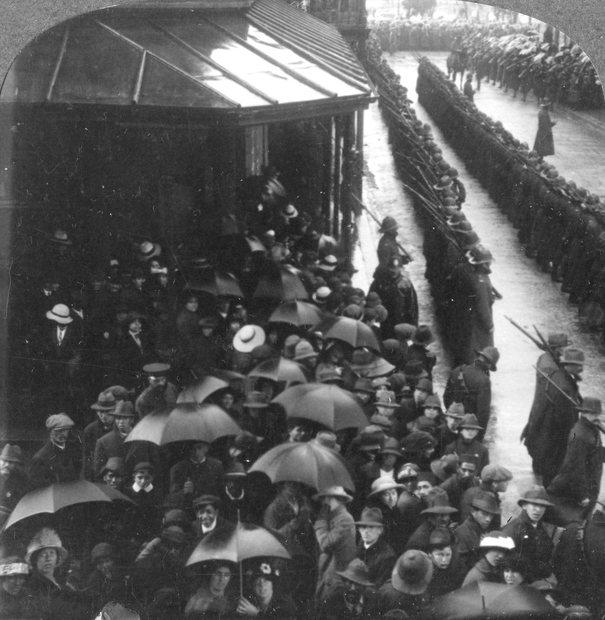 حرس الشرف في City Hall ، جنوب أفريقيا ، الحرب العالمية الأولى ، c1914-c1918 بواسطة واقعية يسافر الناشرين