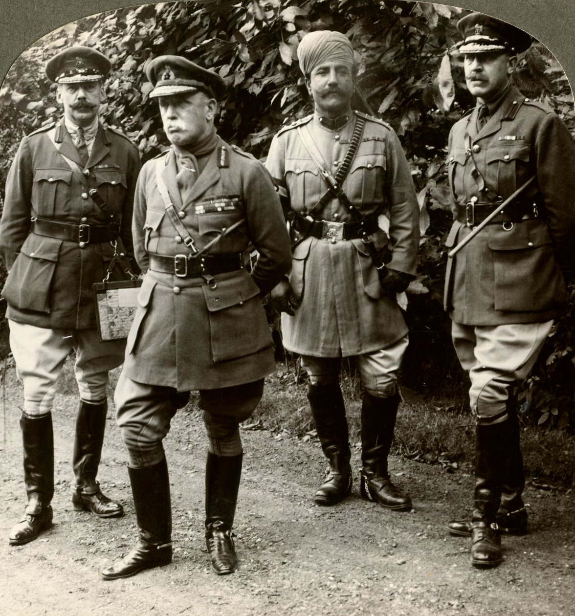 السير جون فرنش ، القائد العام لمنتدى BEF ، فرنسا ، الحرب العالمية الأولى ، 1914-1915. بواسطة واقعية يسافر الناشرين