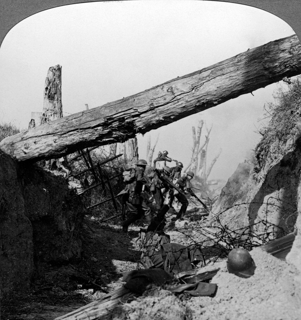 حرب الخنادق على خط Wotan ، Queant ، فرنسا ، الحرب العالمية الأولى ، 1917-1918. بواسطة واقعية يسافر الناشرين