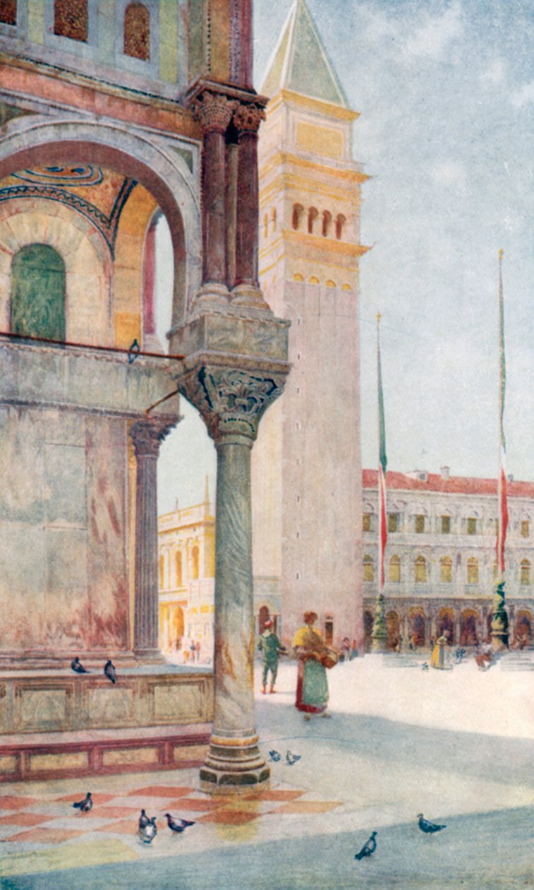 الكامبانيل (طباعة حجرية ملونة) بواسطة ريجينالد بارات