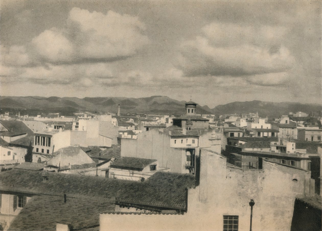 أسطح بالما ، مايوركا ، c1927 ، 1927 بواسطة ريجنالد بلفيلد
