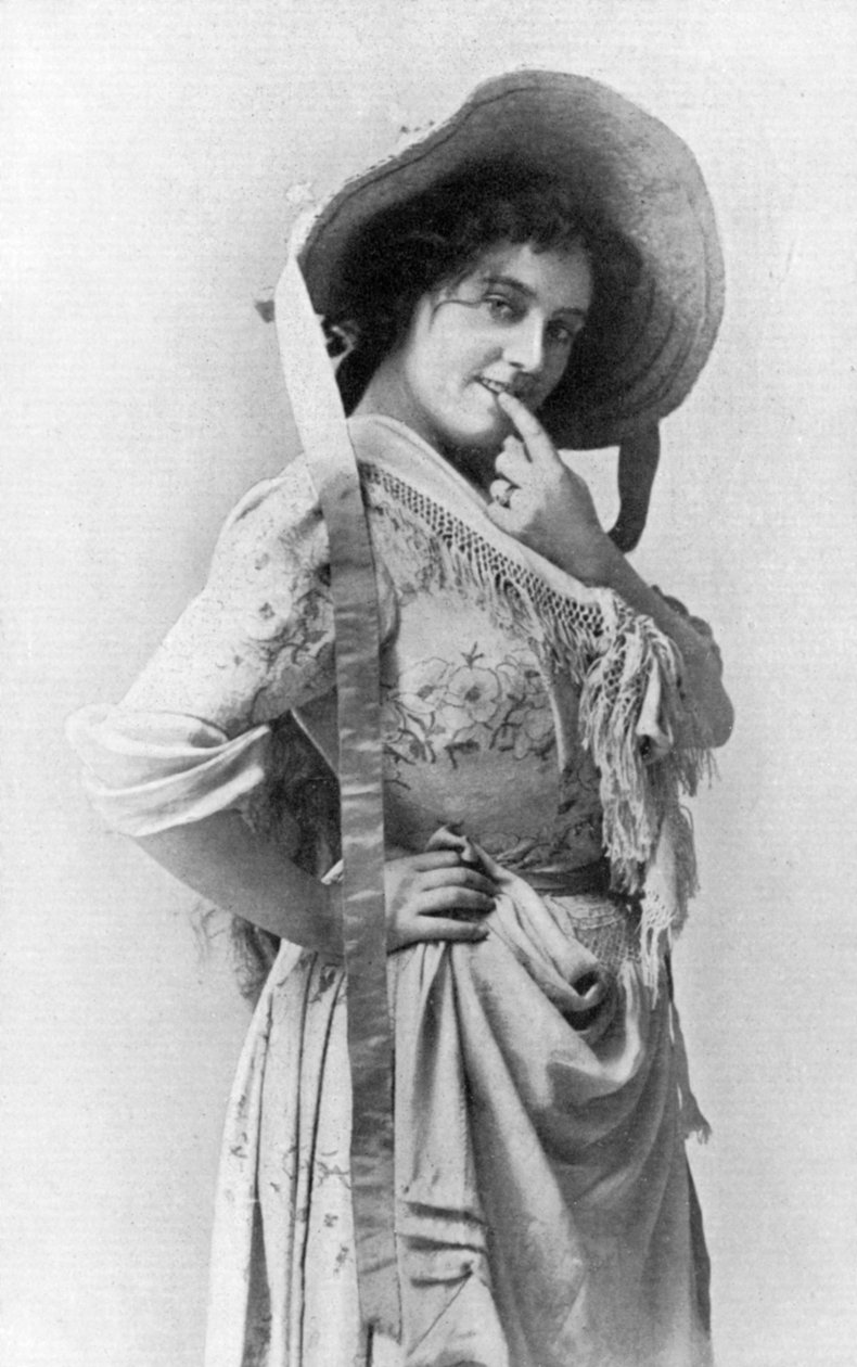 إيفي غرين 1876-1917 ، الممثلة الإنجليزية ، 1902-1903. بواسطة راينولد ثيلي