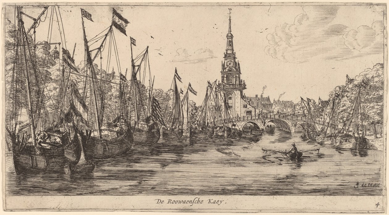 Roowaensche Quay (De Roowaensche Kaey) بواسطة رينير نومز ، ودعا زيمان