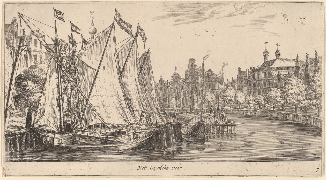 العبارة إلى ليدن (The Leytsche ferry) بواسطة رينير نومز ، ودعا زيمان