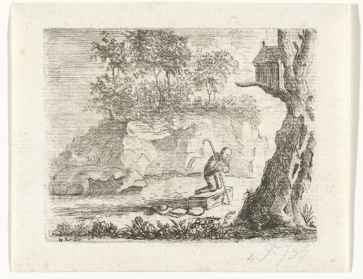 صلاة الحاج بواسطة Reinierus Albertus Ludovicus baron van Isendoorn à Blois