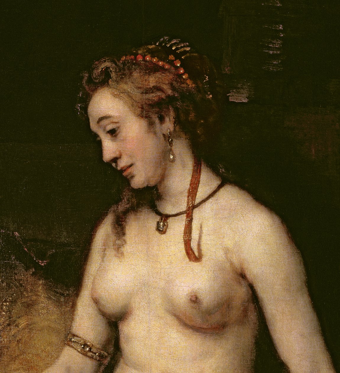 Bathsheba Bathing ، 1654 (تفاصيل 44593) بواسطة رامبرانت فان راين