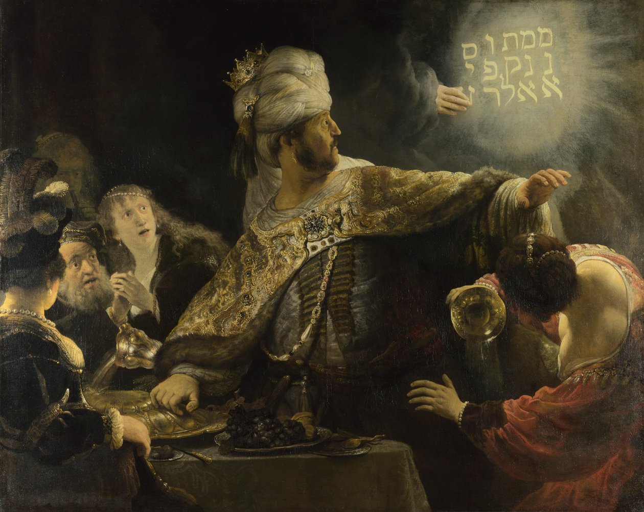 عيد بيلشاصر c.1636-38 بواسطة رامبرانت فان راين
