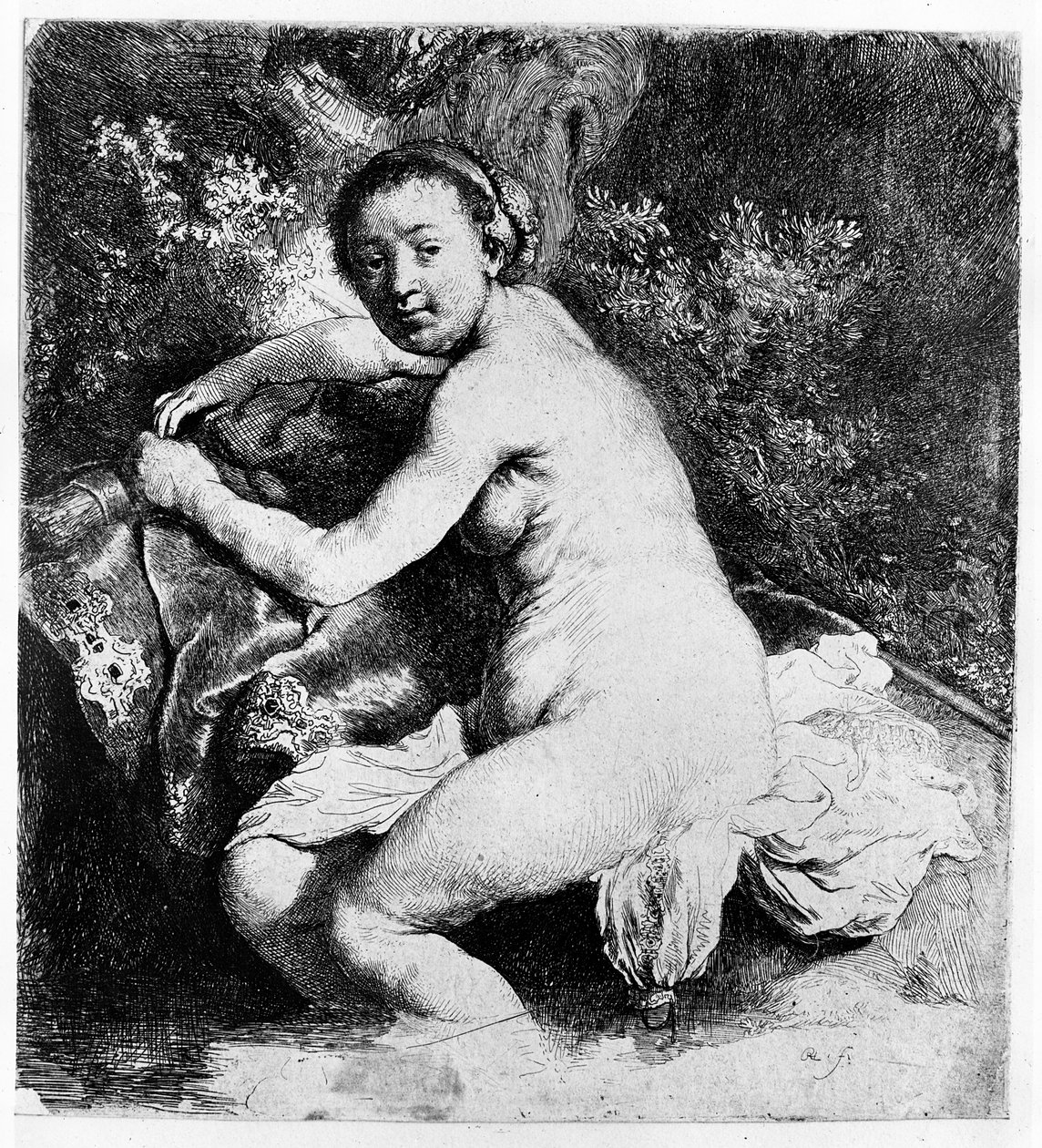 ديانا في الحمام ، c. 1631 بواسطة رامبرانت فان راين
