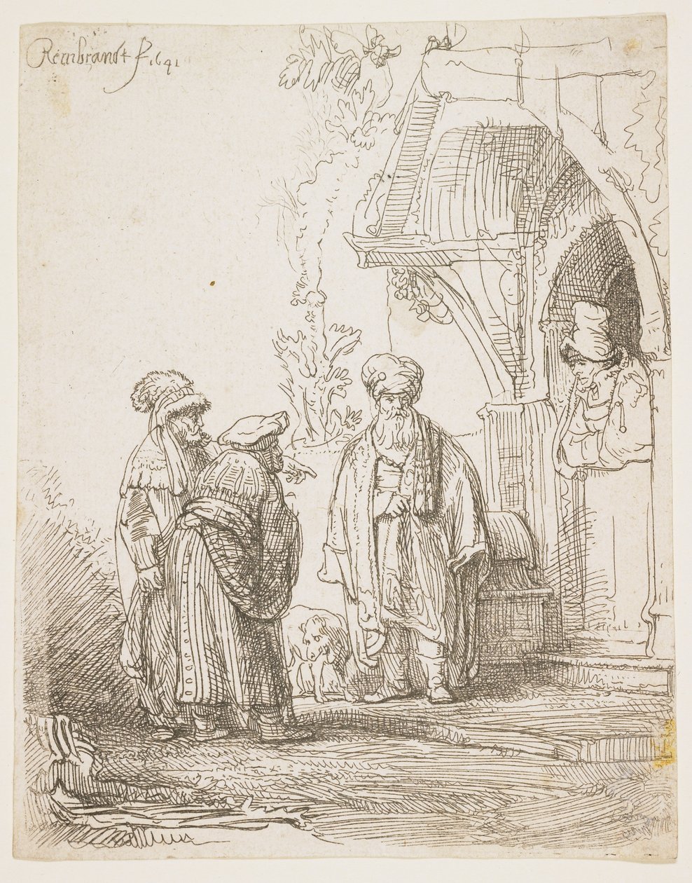 يعقوب ولبان ، 1641 بواسطة رامبرانت فان راين