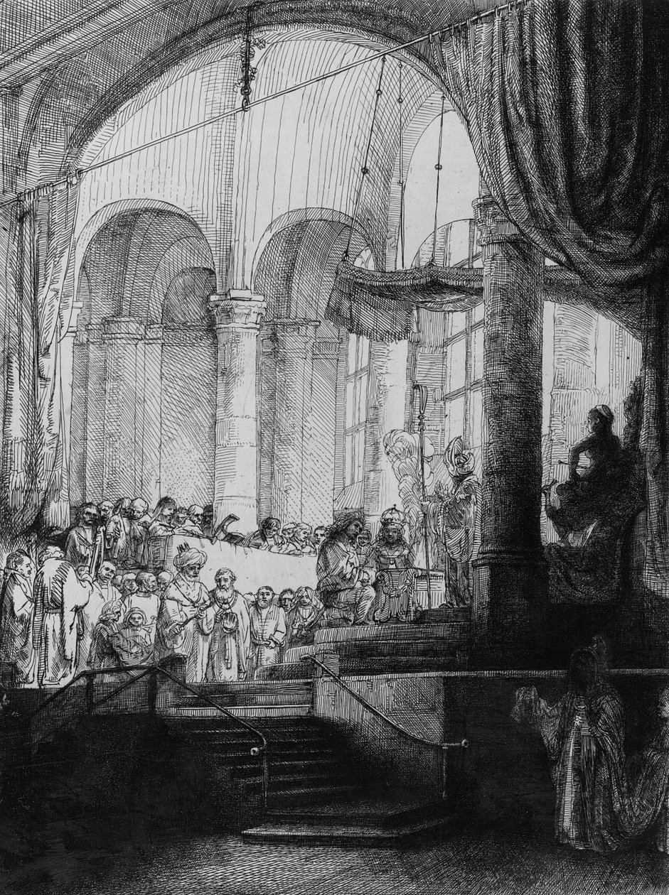المدية ، أو زواج جايسون وكريوسا ، 1648 (النقش والجفاف) بواسطة رامبرانت فان راين