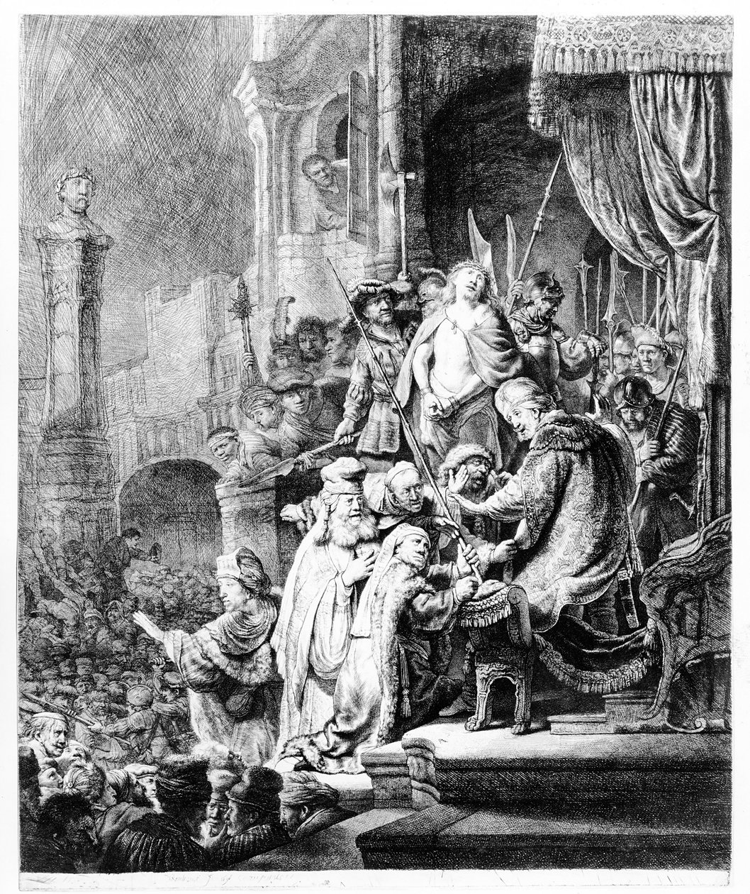 دينونة المسيح ، 1636 ج بواسطة رامبرانت فان راين