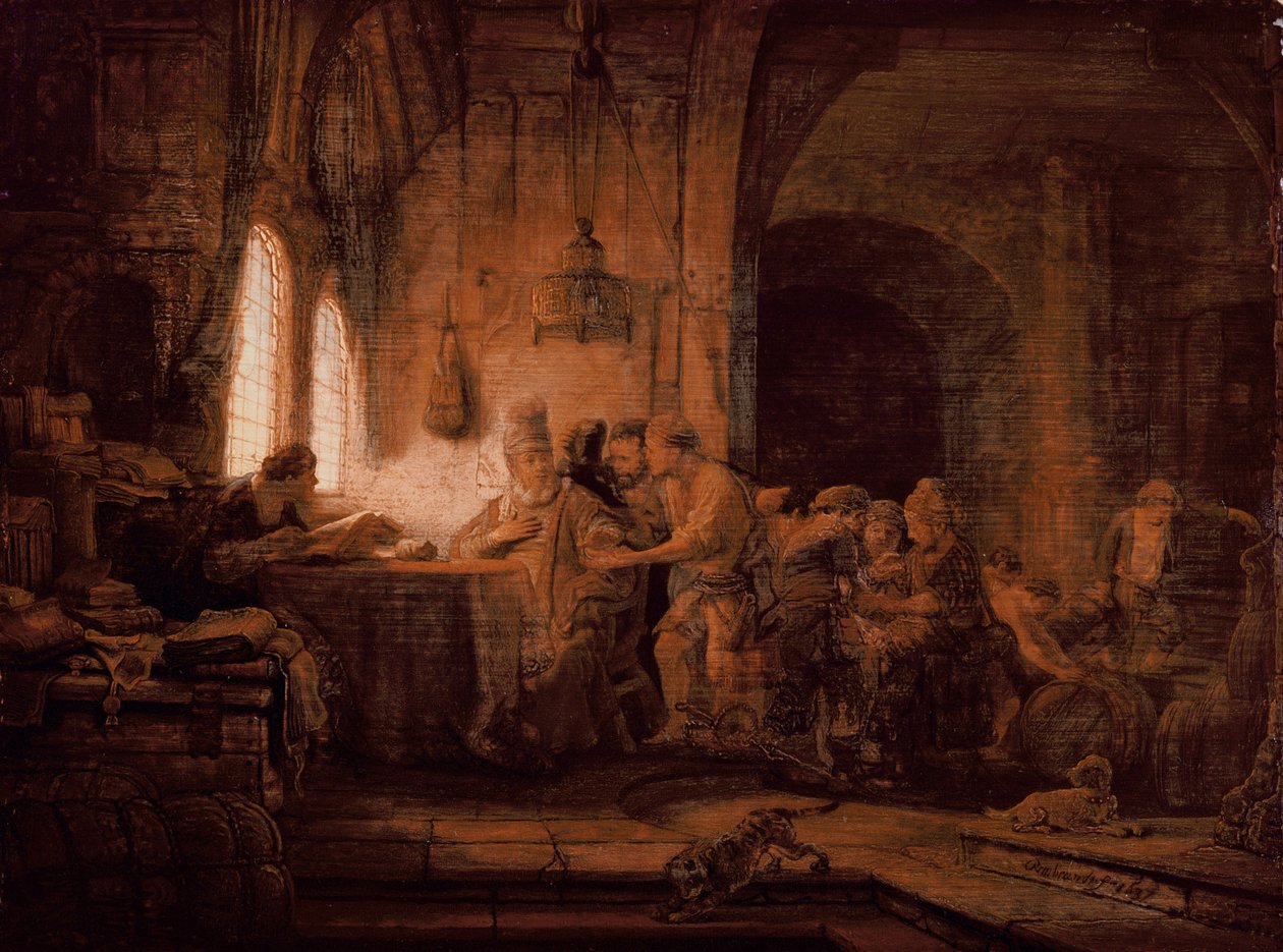 The Parable of the Labourers in the Vineyard بواسطة رامبرانت فان راين