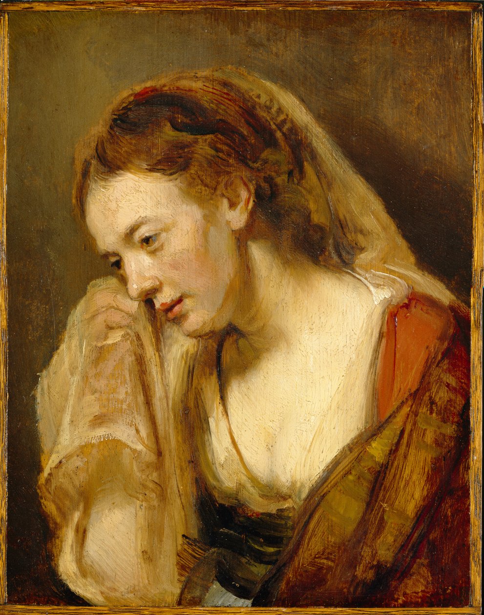 امرأة تبكي ، 1647 بواسطة رامبرانت فان راين