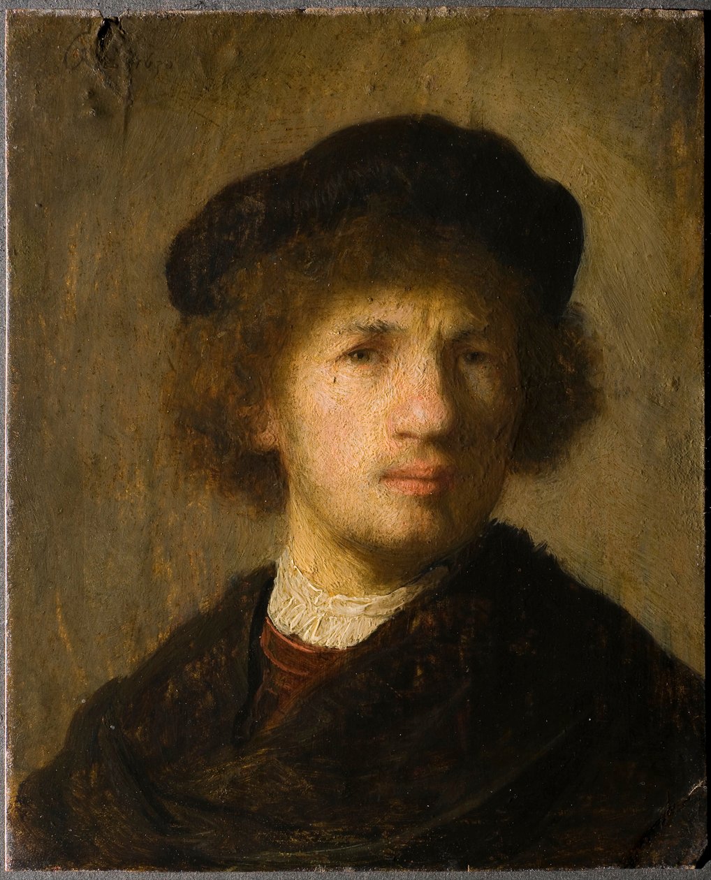 صورة تلقائية - بورتريه ذاتي بواسطة رامبرانت فان راين (1606-1669) بواسطة رامبرانت فان راين
