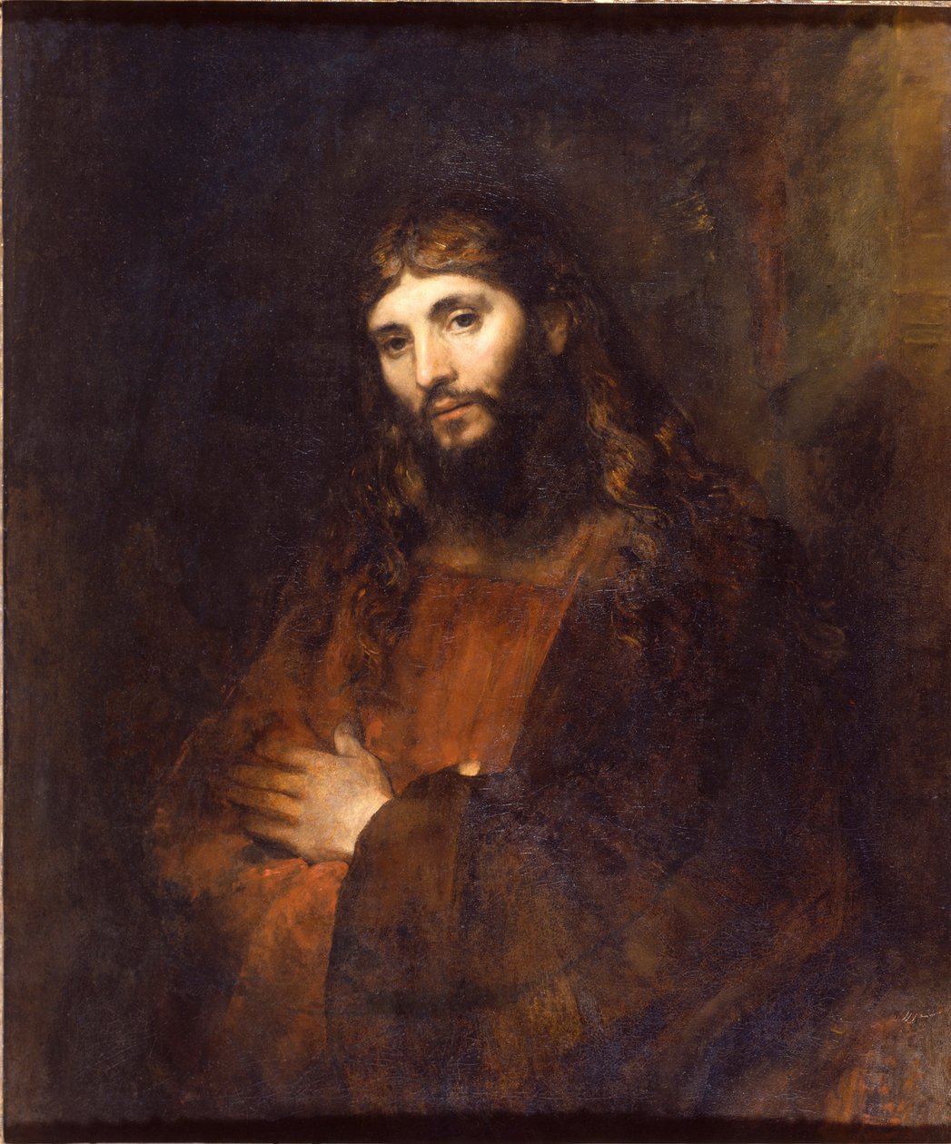 المسيح بالأذرع مطوي بواسطة رامبرانت فان راين (1606-1669) بواسطة رامبرانت فان راين