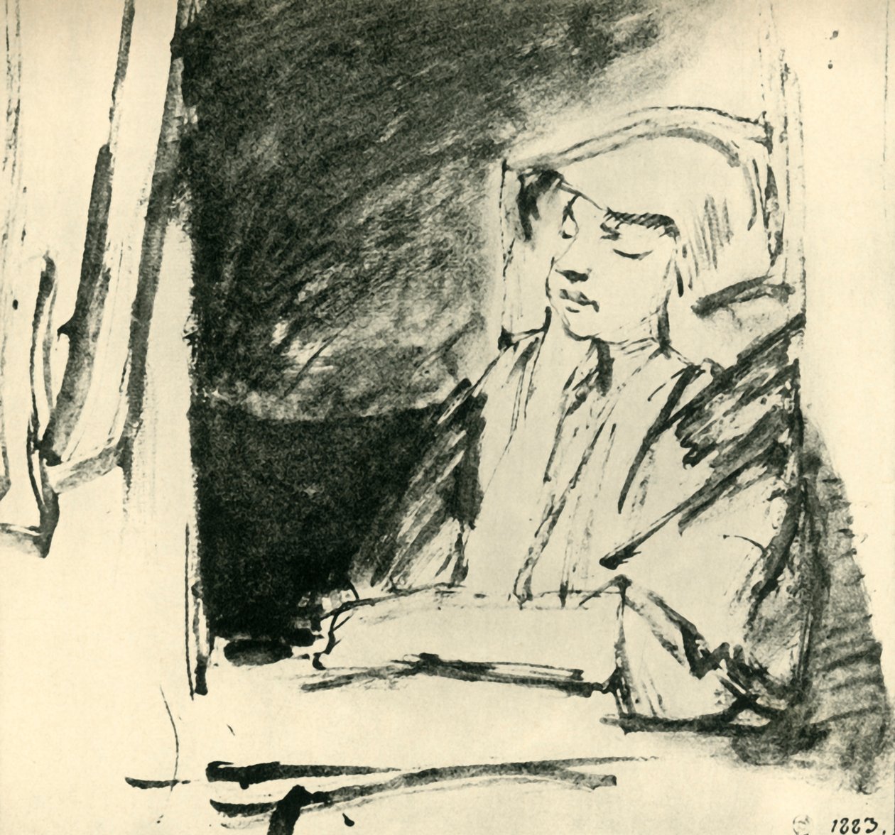 فتاة نائمة في نافذة ، c1655 ، 1943. بواسطة رامبرانت فان راين