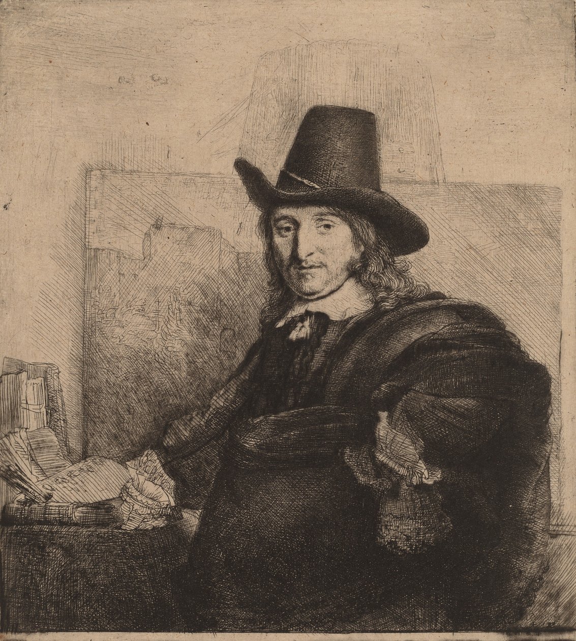 يان Asselijn ، ج. 1647. بواسطة رامبرانت فان راين