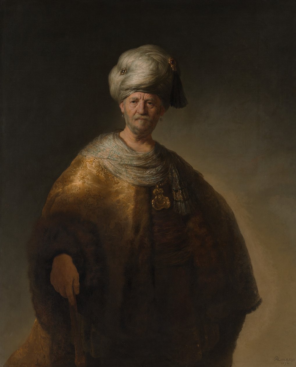 رجل في الزي الشرقي The Noble Slav ، 1632. بواسطة رامبرانت فان راين