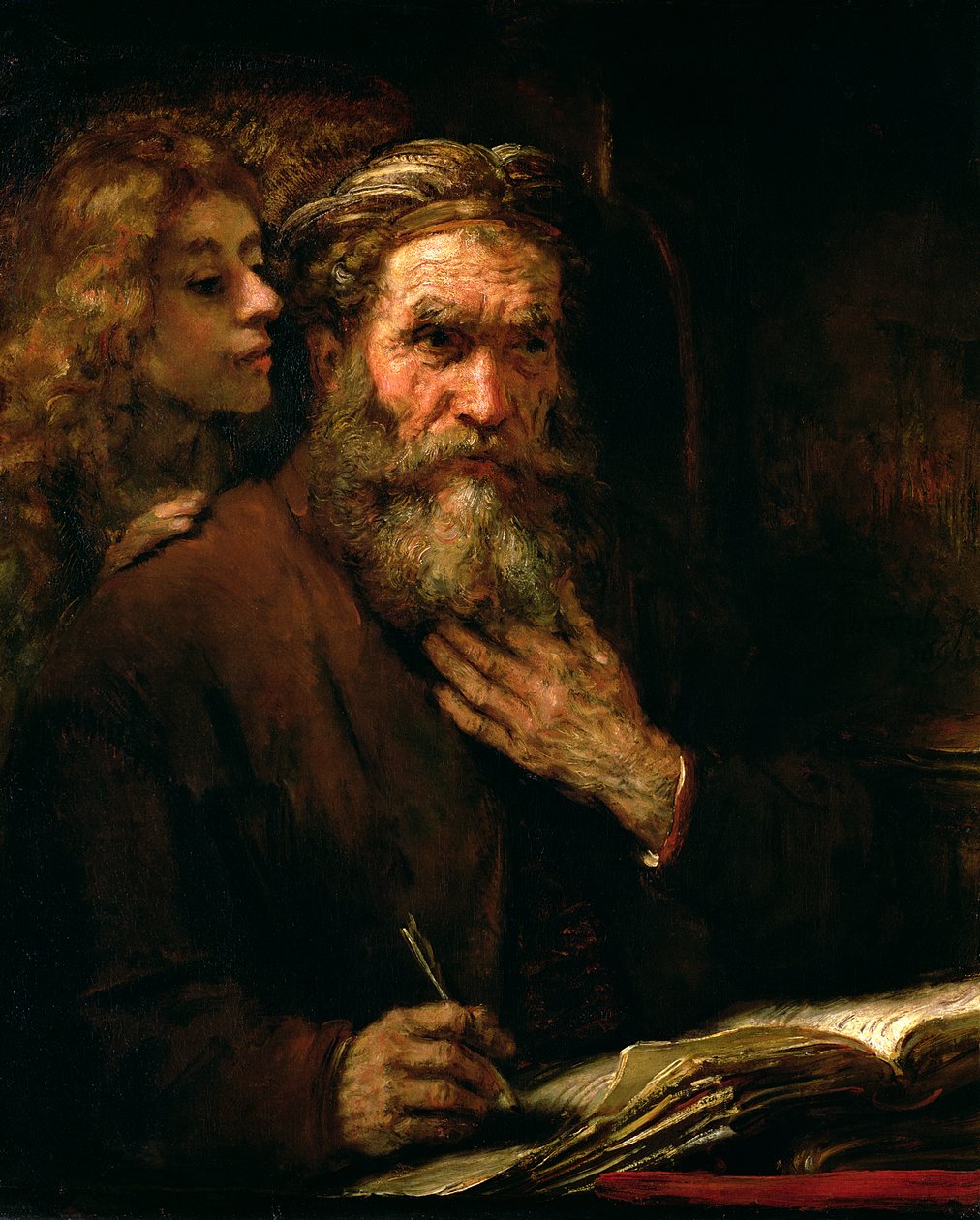 سانت ماثيو والملاك ، 1655-1660 بواسطة رامبرانت فان راين