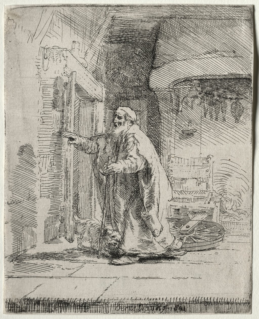 عمى توبيت: اللوحة الأكبر ، 1651. بواسطة رامبرانت فان راين