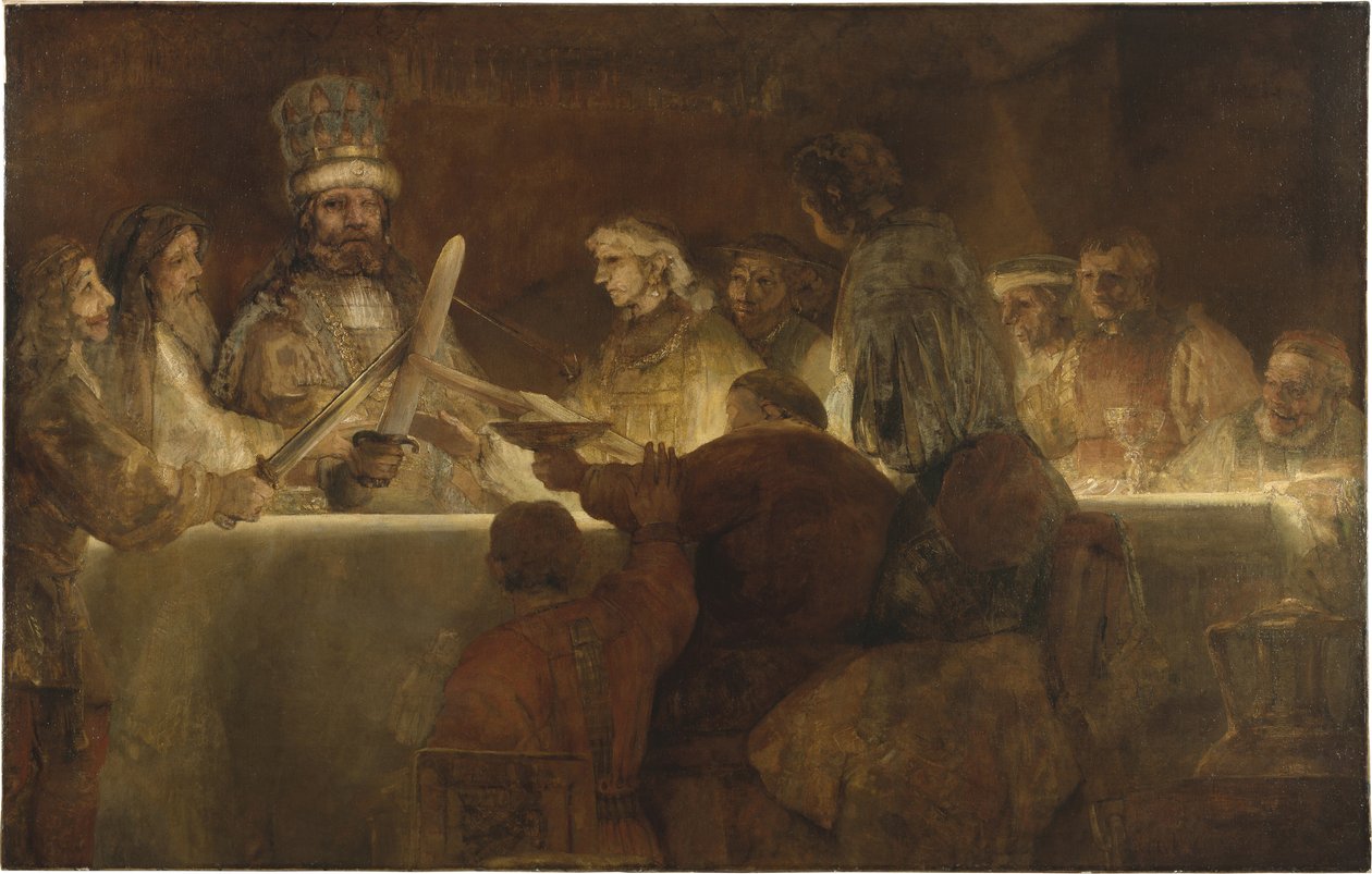 مؤامرة Batavians تحت Claudius Civilis ، 1662 بواسطة رامبرانت فان راين