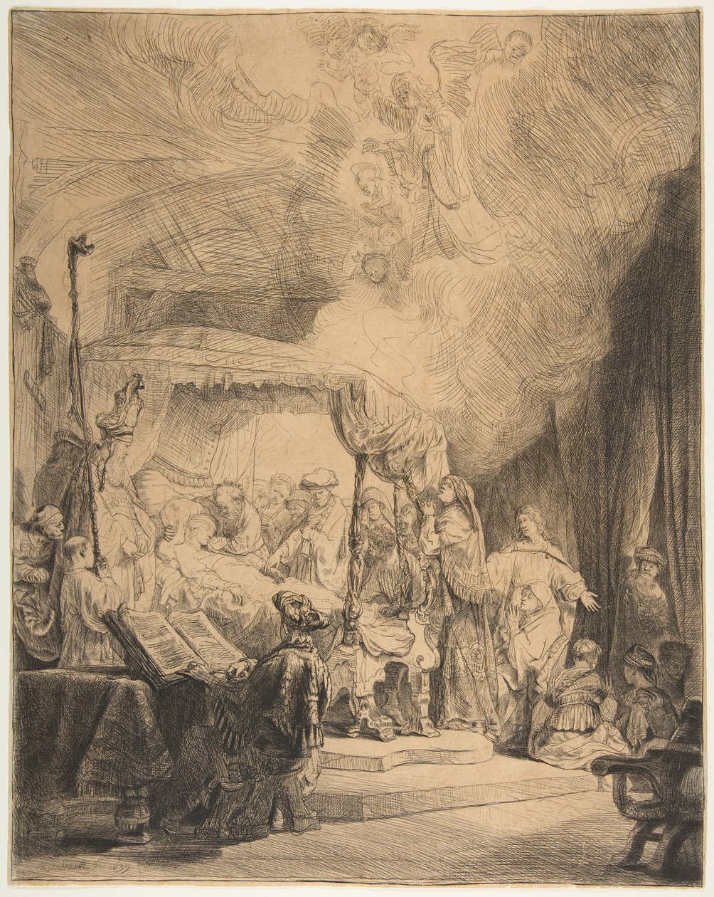 وفاة العذراء ، 1639. بواسطة رامبرانت فان راين