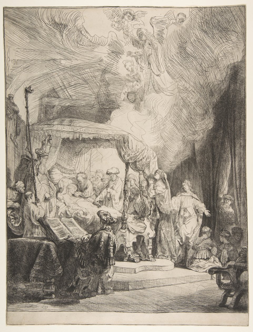 وفاة العذراء ، 1639. بواسطة رامبرانت فان راين