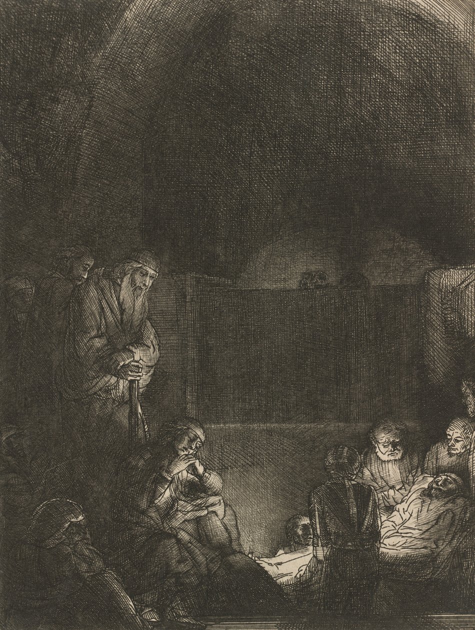 القبر ، ج. 1654. بواسطة رامبرانت فان راين