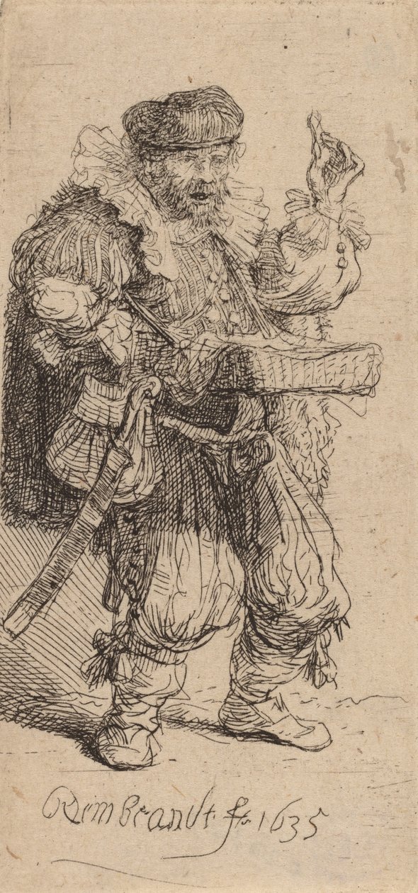The Quacksalver ، 1635. بواسطة رامبرانت فان راين