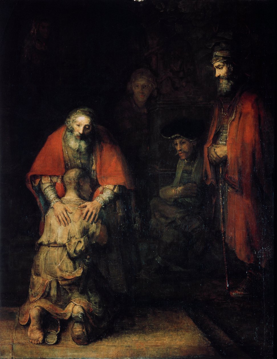 عودة الابن الضال ، c1668 بواسطة رامبرانت فان راين