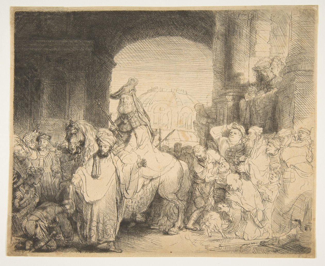 انتصار مردخاي ، كاليفورنيا. 1641. بواسطة رامبرانت فان راين
