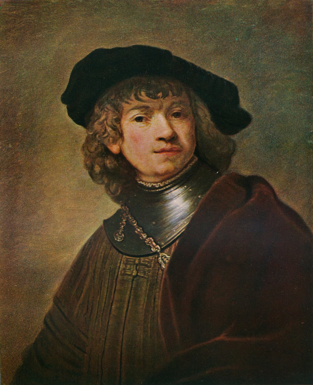 تروني شاب في Gorget and Cap ، c1639 بواسطة رامبرانت فان راين